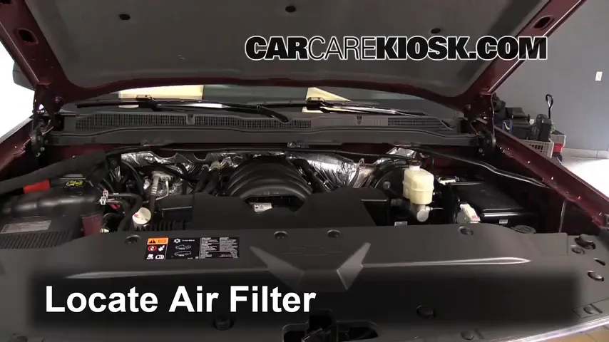 2014 Chevrolet Silverado 1500 LT 5.3L V8 FlexFuel Crew Cab Pickup Air Filter (Engine)